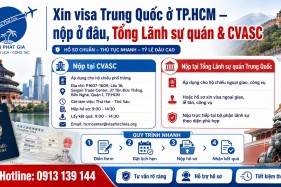 Xin visa Trung Quốc ở TP.HCM và nộp ở đâu