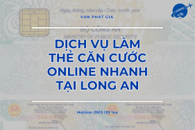 Làm Thẻ Căn Cước Online Nhanh Long An