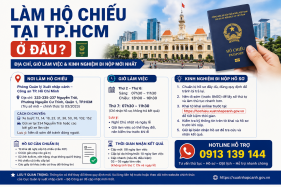 Làm hộ chiếu tại TP.HCM ở đâu?