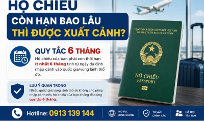 Hộ chiếu còn hạn bao lâu thì được xuất cảnh