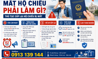Mất hộ chiếu phải làm gì? Thủ tục cấp lại hộ chiếu bị mất