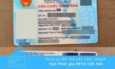 Đổi thẻ CCCD, khi đi làm cần mang theo những giấy tờ gì?