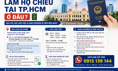 Làm hộ chiếu tại TP.HCM ở đâu?
