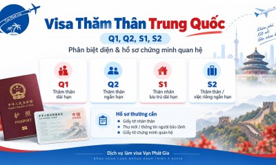  Visa Thăm Thân Trung Quốc