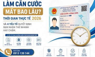 Làm Căn Cước Mất Bao Lâu