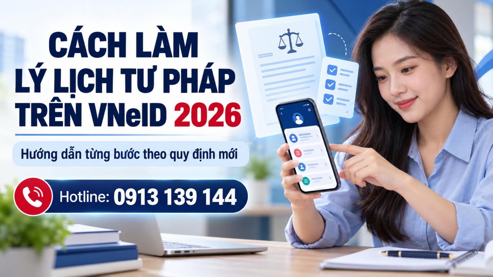 Cách Làm Lý Lịch Tư Pháp Trên VNeID 2026