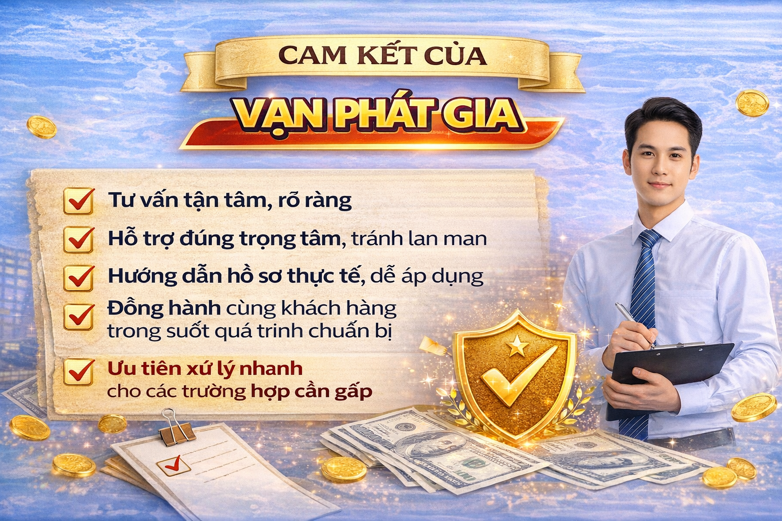 Cam kết của Vạn Phát Gia