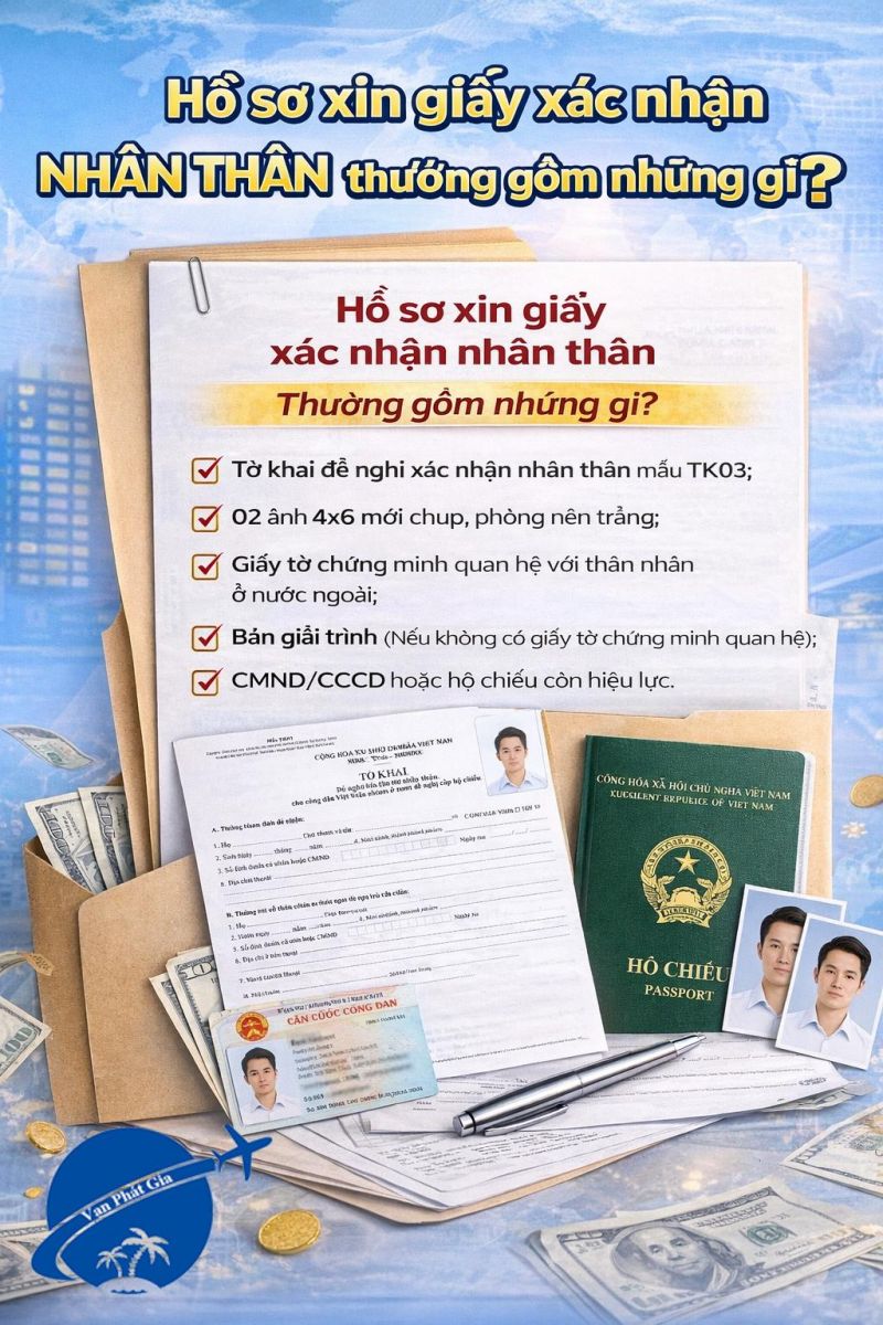 Hồ sơ xin giấy xác nhận nhân thân thường gồm những gì
