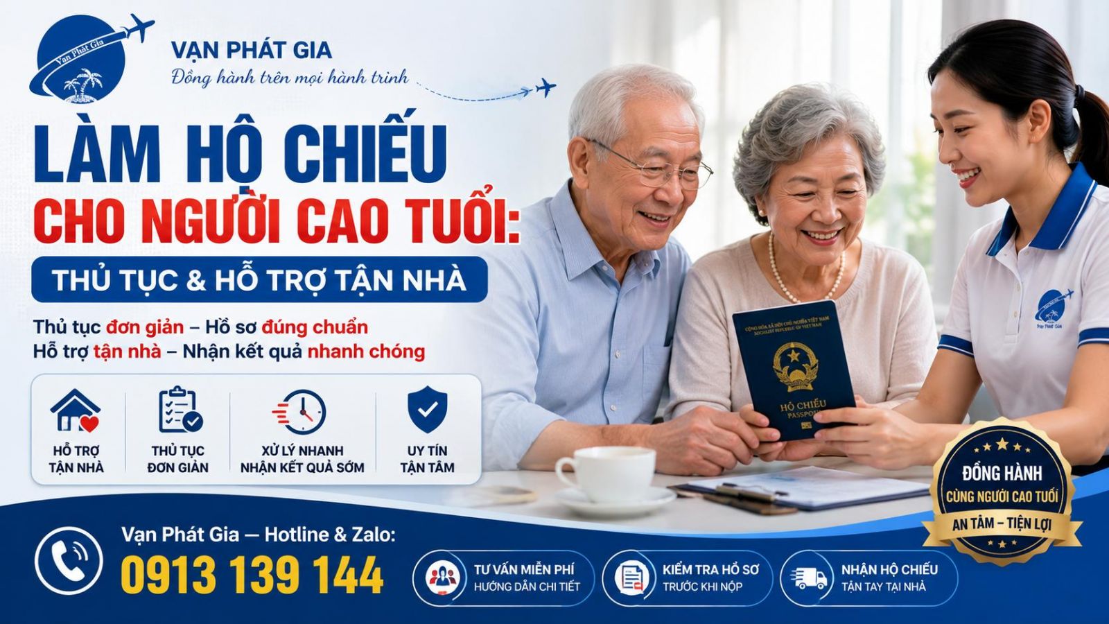 Làm Hộ Chiếu Cho Người Cao Tuổi