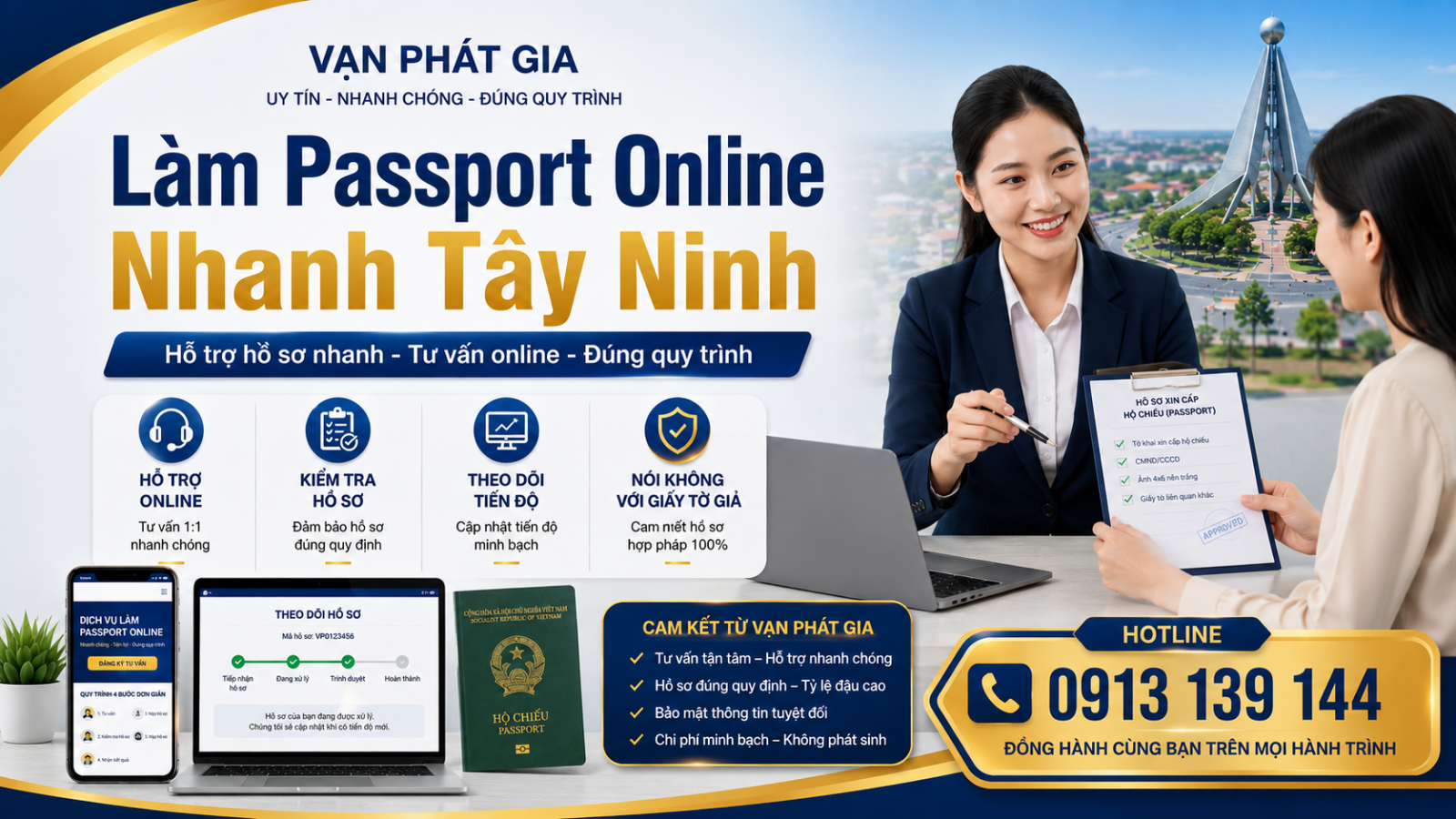 Làm Passport Online Nhanh Tây Ninh