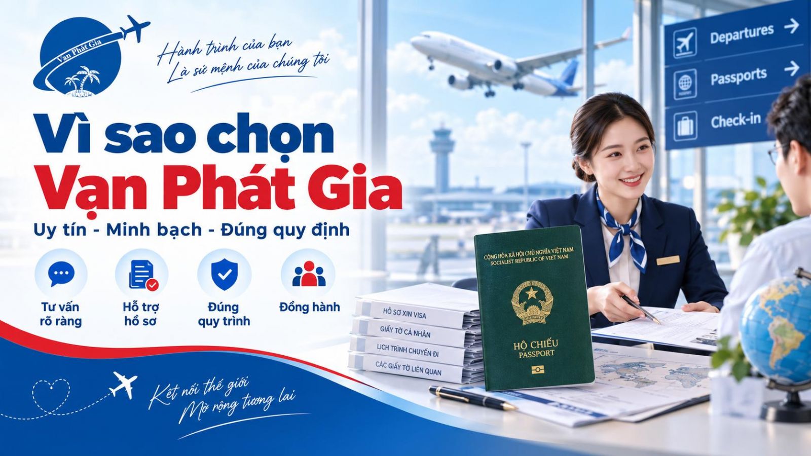 Để Vạn Phát Gia lo trọn gói hộ chiếu và visa Hàn cho bạn