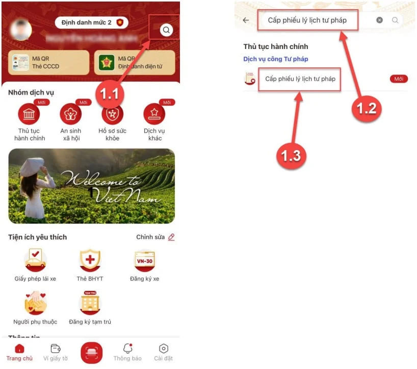 Các Bước Để Thực Hiện Lý Lịch Tư Pháp Online